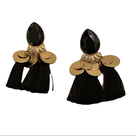 H&M Jewelry - H&M earrings black earrings.